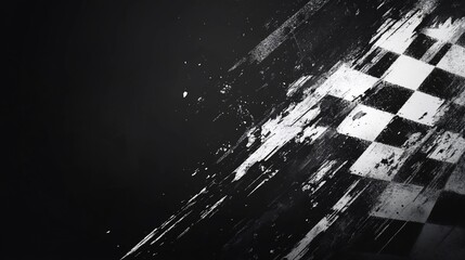 Grunge checkered flag background. (11)