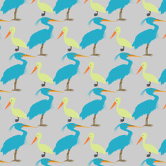 Fototapeta premium seamless pattern with birds