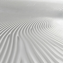 Fototapeta premium Abstract 3D White Wave Background