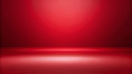 Fototapeta premium Abstract Luxury Gradient Red Background: Empty Studio Banner for Product Showcase