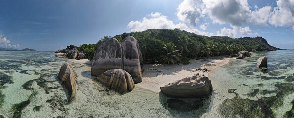 seychellen - la digue,anse source d argent