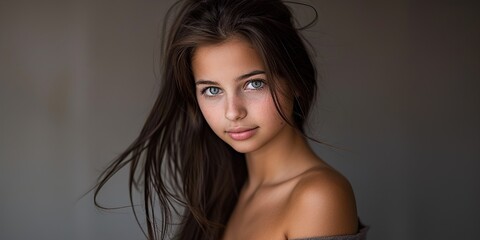 Naklejka premium portrait of a woman