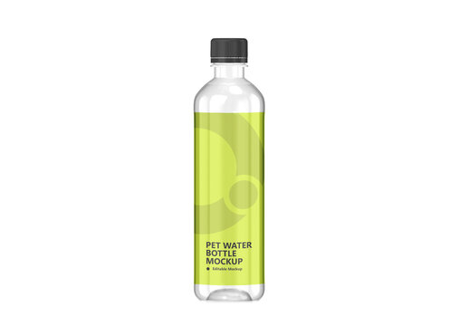 PET Water Bottle Mockup