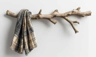 Stylish functional coat rack unique home decor idea