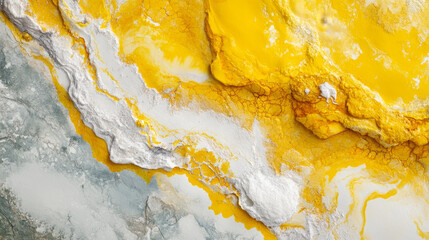 "Watercolor background featuring a textured, abstract yellow surface painted on white paper. This design creates a soft, artistic effect, perfect for banners, backdrops, templates, posters, or wallpap