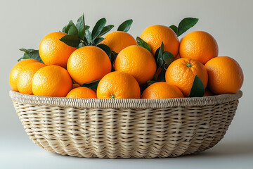 oranges in a basket