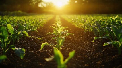 Advanced agricultural practices utilize artificial lighting to enhance crop growth and optimize yields during sunlit hours