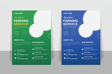 Corporate Agriculture Business Flyer Poster Layout
