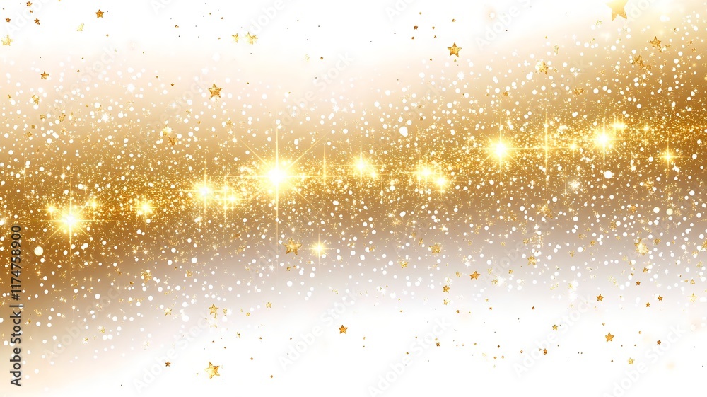 Poster captivating celestial sparkles shimmering stardust backdrop for glamorous and events this enchanting
