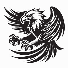 eagle with wings
