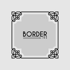 Border ornament Design grafis vector design
