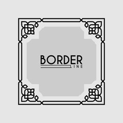 Border ornament Design grafis vector design
