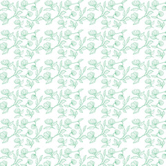 seamless pattern with flowers