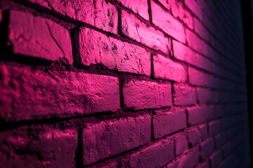 Brick wall, background, neon light
