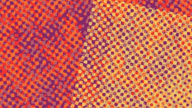 An abstract halftone grunge texture motion graphic background design.