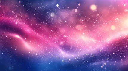 Naklejka premium Mesmerizing Cosmic Explosion of Vibrant Celestial Lights and Ethereal Galactic Energies Abstract digital of a dynamic swirling space scene with glowing colorful nebulae stars
