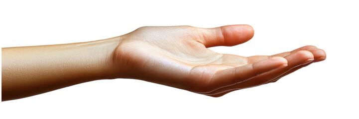 Elegant hand gesture, minimalistic design, stark white backdrop, emphasizes simplicity and form, artistic expression in a serene setting