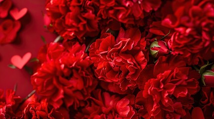 Valentine's Day Carnation Background: A Symbolic and Heartwarming Canvas
