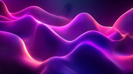 Obraz premium Mesmerizing Fluid Dynamics and Glowing Lines in a Vibrant Abstract Digital Design Captivating and Visually Stunning Conceptual Artwork with Futuristic Aesthetics