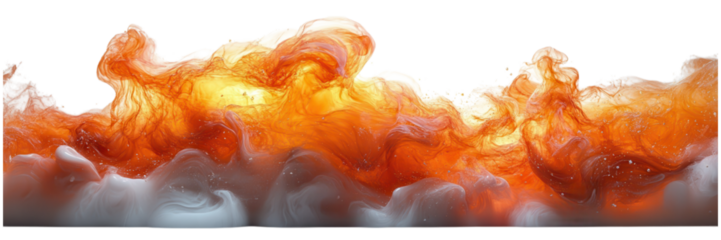 Elegant Flame on White, a striking visual of a single flame against a clean white backdrop, emphasizing simplicity and intensity.