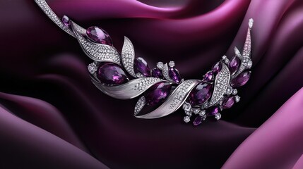 Fototapeta premium rings on silk