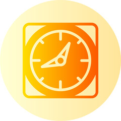 time sleep gradient icon