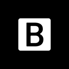 B emoji
