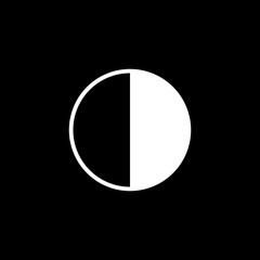 First Quarter Moon Emoji
