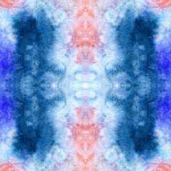 Fototapeta premium Seamless watercolor background image - decorative composition. Use printed materials, signs, items, websites, maps, posters, postcards, packaging.