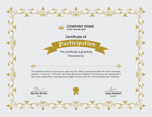 Certificate of Appreciation Template Design