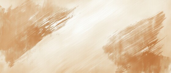 Obraz premium Abstract Warm Tones with Brush Strokes on Light Beige Background