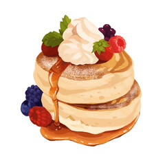 Dessert painting stickers png