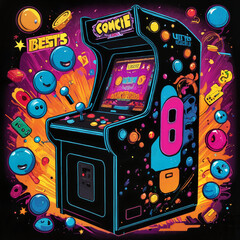 Neon Arcade Dreams