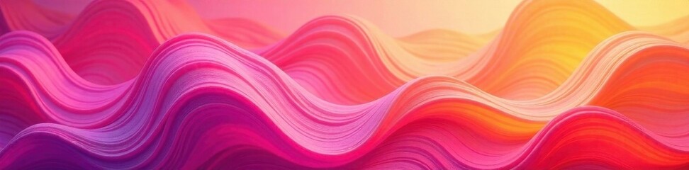 Fototapeta premium Swirling, blended texture with pink, yellow, orange, violet, and purple tones , backdrop, abstract design