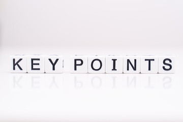 キーポイント(Key Point）のアルファベットブロック文字