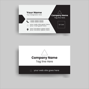 corporate business Card . newest trendy creative corporate multipurpose minimal official business advertising Card with creative corporate trendy geometric shape template print design