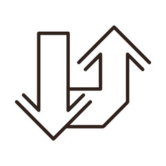 download and upload icon