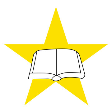 recommend clip art: book with yellow star Mozambique element flag national material design
