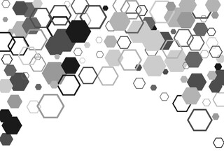 background with hexagons