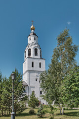 Historic orthodox Church St. Nicholas Wonderworker,landmark, Dormition Monastery, Sviyazhsk, Russia