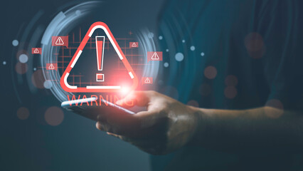 Risk Management Alert. AI-Driven System for Detecting Critical Warnings, caution notifications, and error handling to prevent incidents and manage problems effectively in computer systems.