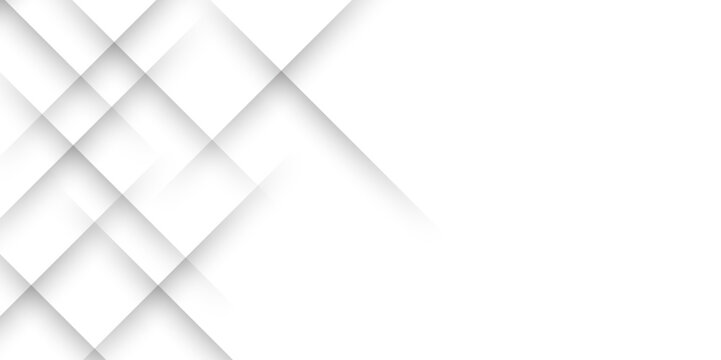 Abstract background with lines White background with diamond and triangle shapes layered in modern abstract pattern design. design for brochure, website, flyer. Geometric wallpaper for certificate.