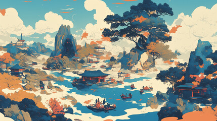 abstract watercolor background