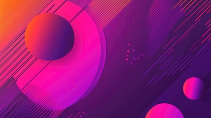 Dynamic abstract elements with fragmented shapes and glowing gradient transitions creating energy.