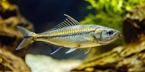 Fototapeta premium Fish swimming in water