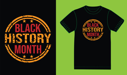 Black  history day t shirt design.