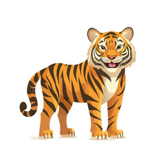 Obraz premium Majestic Bengal Tiger Illustration