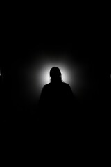 silhouette of a person