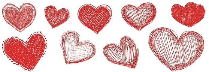 love valentine day heart background