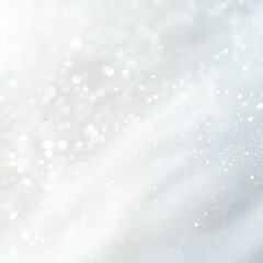 Fototapeta premium Abstract silver and white bokeh background with glittering lights and sparkles.